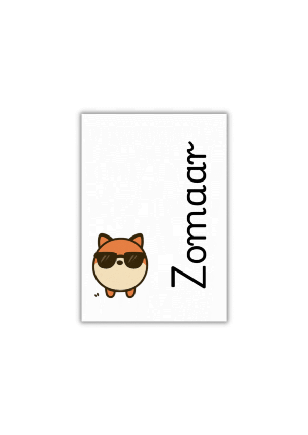 Kaart Zomaar