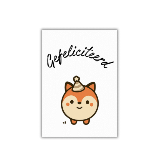 Kaart Gefeliciteerd