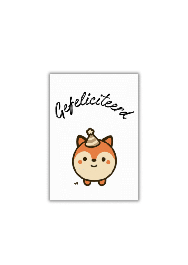 Kaart Gefeliciteerd